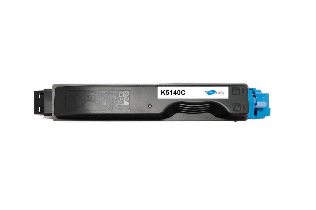 Kyocera TK-5140C alternatief Toner cartridge Cyaan 5000 pagina's Kyocera Ecosys M6030cdn Kyocera Ecosys M6530cdn Kyocera Ecosys P6130cdn