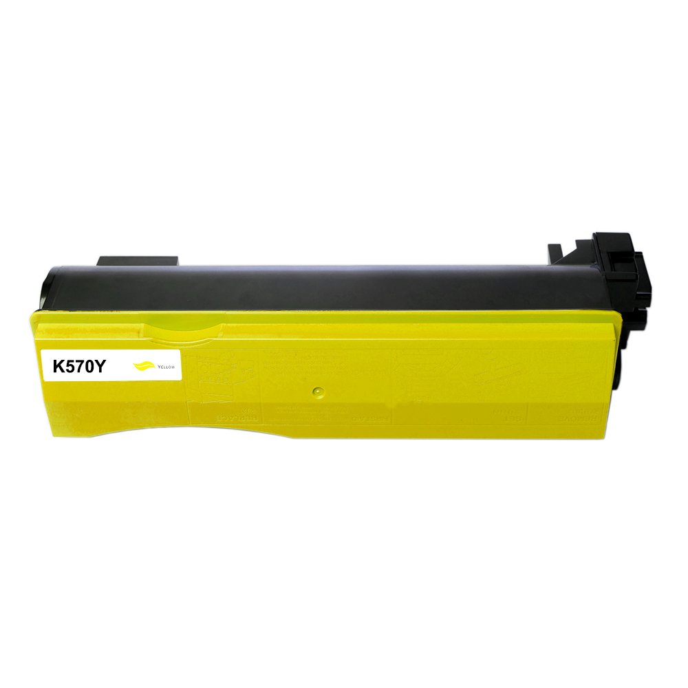 Kyocera TK-570Y alternatief Toner cartridge Geel 12000 pagina's Kyocera Ecosys P7035cdn Kyocera FS-C5400DN
